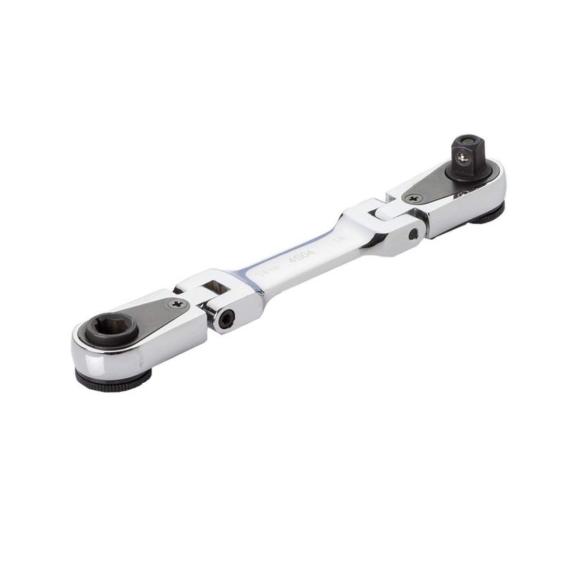 E-Z Red EZRED 4S04 Micro Combo Dual Ratchet Socket with 1/4" Square Drive & Magnetic Bit Drive - Image 1